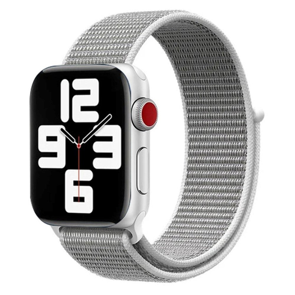 Apple Watch (38/40/SE/41/42mm) Nylon Rem Lippa - Grå