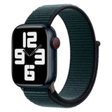 Apple Watch (38/40/SE/41/42mm) Nylon Rem Lippa - Blågrøn - (DEMO)