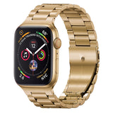 Apple Watch (38/40/SE/41/42mm) Lippa Rustfri Stål Rem - Rose Gold