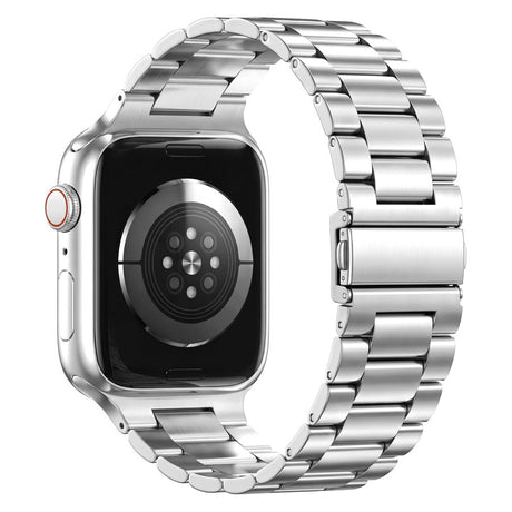 Apple Watch (38/40/SE/41/42mm) Lippa Rustfri Stål Rem - Sølv