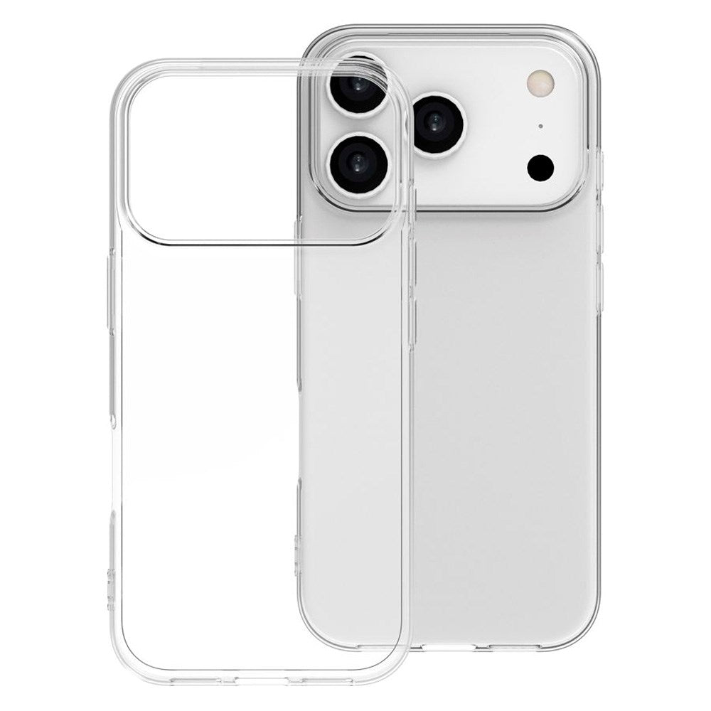 Lippa iPhone 17 Pro Slankt Fleksibelt Plastik Bagside Cover - Gennemsigtig