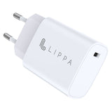 Lippa Vægoplader m. USB-C 20W - Power Delivery - Hvid