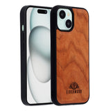 iPhone 14 / 13 - EIDERWOOD Magnetisk Træcover - MagSafe Kompatibel - Kirsebærtræ