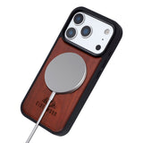 iPhone 17 Pro Max - EIDERWOOD Magnetisk Træcover - MagSafe Kompatibel - Palisander