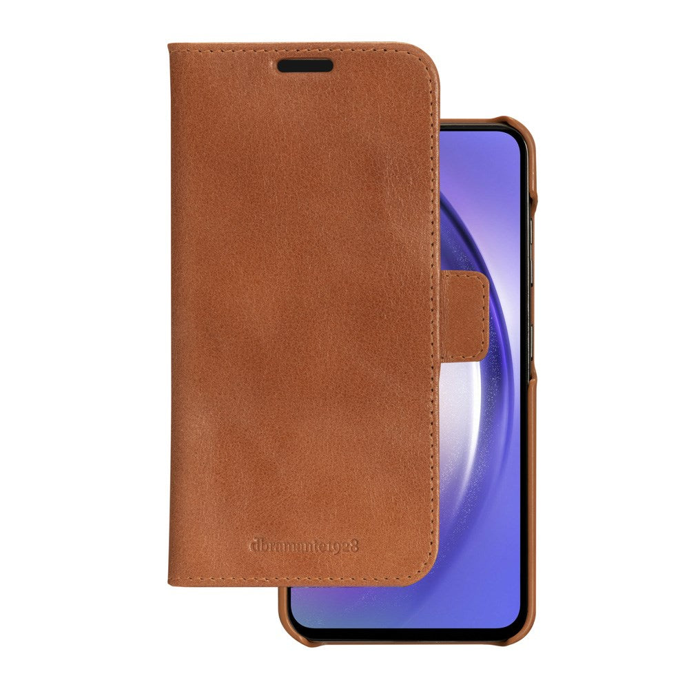 Samsung Galaxy A54 (5G) - dbramante1928 Lynge 2-i-1 Ægte Læder Flip Cover - Tan