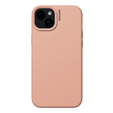 Nudient iPhone 15 Base Silicone Mobil Cover - Peach Orange
