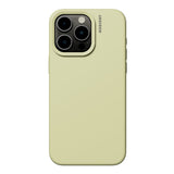 Nudient iPhone 15 Pro Base Silikon Skal - Pale Yellow