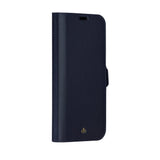 iPhone 14 Pro Max - dbramante1928 New York 2-i-1 Ægte Læder Flip Cover - Pacific Blue