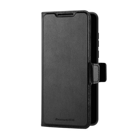 OnePlus 13 dbramante1928 Oslo Pro Slim Flip Cover m. Kortholder - Genbrugsmaterialer - Sort