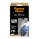 PanzerGlass iPhone 17 Pro Max Hærdet Beskyttelsesglas inkl. EasyAligner - Classic Fit - Gennemsigtig