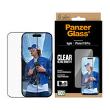 PanzerGlass iPhone 17 / 16 Pro Hærdet Beskyttelsesglas inkl. EasyAligner - Ultra Wide Fit - Gennemsigtig
