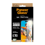 iPhone 17 Pro Max PanzerGlass Ultra Wide Fit Beskyttelsesglas m. EasyAligner - Anti-Reflective - Gennemsigtig