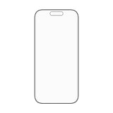 iPhone 17 / 16 Pro PanzerGlass Stealth Skærmbeskyttelsesglas - Ultra-Wide Fit - Gennemsigtig / Sort Kant