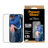 PanzerGlass iPhone Air Hærdet Beskyttelsesglas inkl. EasyAligner - Ultra Wide Fit - Gennemsigtig