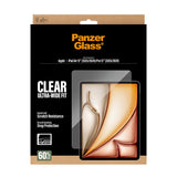 iPad Air 13" (2025 / 2024) / Pro 13" (2025 / 2024) - PanzerGlass Skærmbeskyttelsesglas m. Installationsramme - Ultra-Wide Fit - Gennemsigtig
