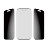 iPhone 17 / 16 Pro PanzerGlass 2-Way Privacy Skærmbeskyttelsesglas - Ultra-Wide Fit - Gennemsigtig