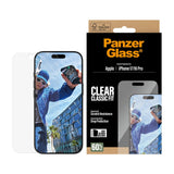 PanzerGlass iPhone 17 / 16 Pro Hærdet Beskyttelsesglas inkl. EasyAligner - Classic Fit - Gennemsigtig