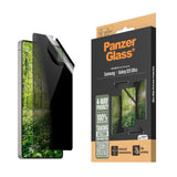 PanzerGlass Samsung Galaxy S25 Ultra Eco Matrix 4-Way Privacy Skærmbeskyttelse - Ultra Wide Fit - Alignerkit - Platinum Strength - Gennemsigtig