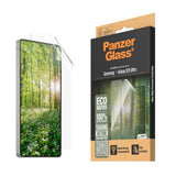 PanzerGlass Samsung Galaxy S25 Ultra Eco Matrix Skærmbeskyttelse Ultra Wide Fit - Alignerkit - Platinum Strength - Gennemsigtig