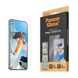 PanzerGlass Samsung Galaxy S25+ (Plus) Ultra-Wide Fit Skærmbeskyttelsesglas - Gennemsigtig