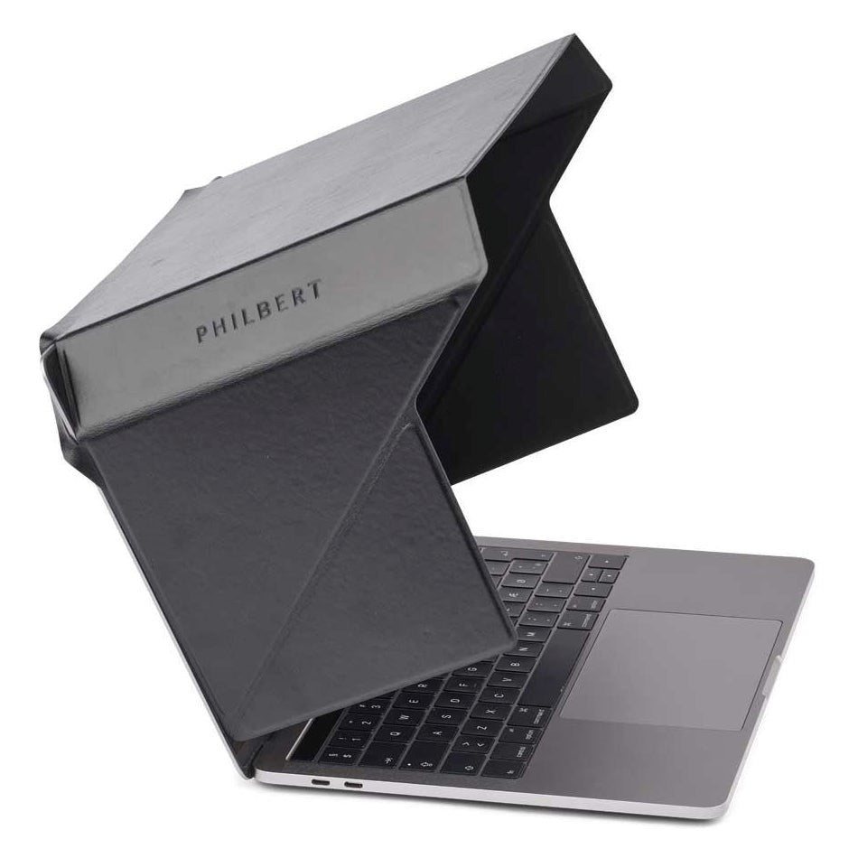 MacBook 15-16" Philbert Hood m. Solafskærmning & Integreret Privacy - Ultra Slim - Sort