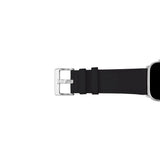 Apple Watch (38/40/SE/41/42mm) Puro E-CLASSIC Vegansk Læder Rem - Sort