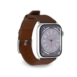 Apple Watch (42/44/SE/45/46/49mm) Puro E-CLASSIC Vegansk Læder Rem - Brun