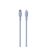 PURO Soft - USB-C til Lightning Kabel - 1.5m - Blå