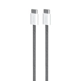 Puro FABK4 USB-C til USB-C Kabel – 1.5m, Hurtig Opladning og Dataoverførsel - Grå