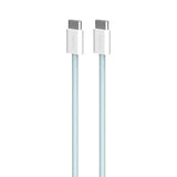 Puro FABK4 USB-C til USB-C Kabel – 1.5m, Hurtig Opladning og Dataoverførsel - Lyseblå