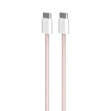 Puro FABK4 USB-C til USB-C Kabel – 1.5m, Hurtig Opladning og Dataoverførsel - Lyserød