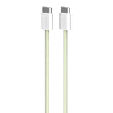 Puro FABK4 USB-C til USB-C Kabel – 1.5m, Hurtig Opladning og Dataoverførsel - Gul