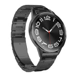 Samsung Galaxy Watch (4/4 Classic/5/5 Pro/6/6 Classic/7) - PURO - Rustfri Stål Rem - Sort