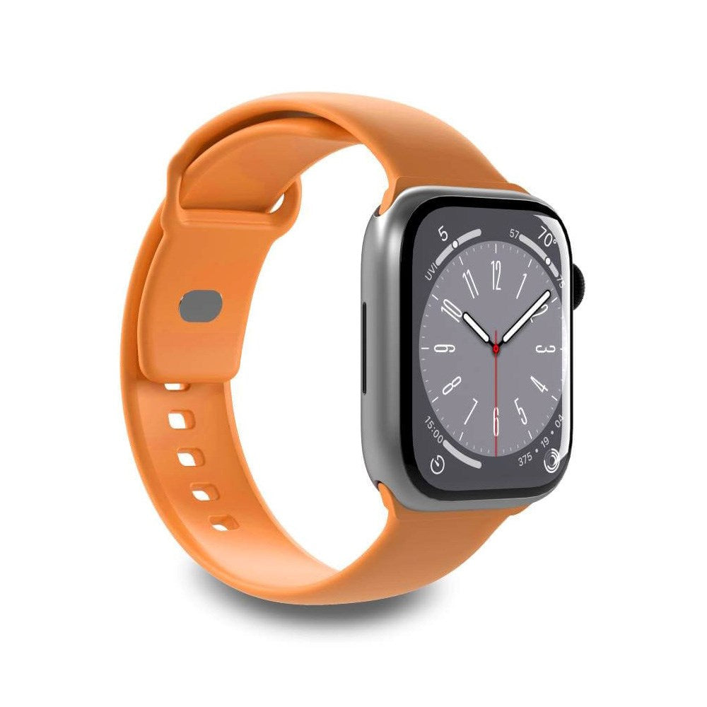 Apple Watch (38/40/SE/41/42mm) Puro ICON Silicone Rem - Orange