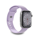 Apple Watch (38/40/SE/41/42mm) Puro ICON Silicone Rem - Lilla