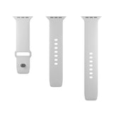 Apple Watch (38/40/SE/41/42mm) Puro ICON Silicone Rem - Lyseblå