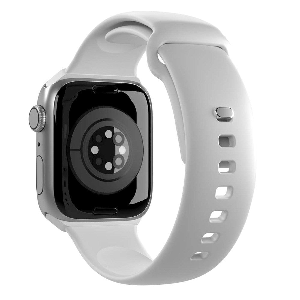 Apple Watch (38/40/SE/41/42mm) Puro ICON Silicone Rem - Sort