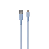 PURO Soft - USB-A til USB-C Kabel - 1.5m - Blå