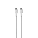 PURO Soft - USB-C til USB-C Kabel - 1.5m - Hvid