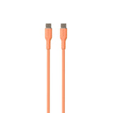 PURO Soft - USB-C til USB-C Kabel - 1.5m - Orange