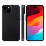 iPhone 16e / 15 / 14 / 13 dbramante1928 Roskilde Cover - 100% Ægte Læder - MagSafe Kompatibel - Black