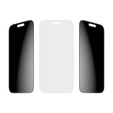 SAFE by PanzerGlass - iPhone 17 Pro - Ultra-Wide Fit Skærmbeskyttelse - Privacy Funktion - Gennemsigtig