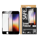 SAFE by PanzerGlass - Edge-to-Edge Fit Skærmbeskyttelse - iPhone 8/7/6/6s/SE (2020/2022) - Gennemsigtig/Sort Kant