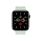 Apple Watch (42/44/SE/45/46/49mm) Native Union Curve Strap Silikone Rem - Grøn