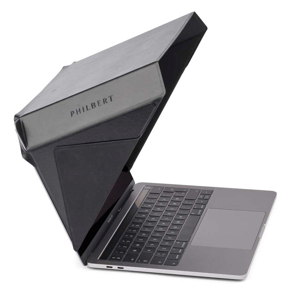 MacBook 15-16" Philbert Hood m. Solafskærmning & Integreret Privacy - Ultra Slim - Sort