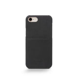 Trunk iPhone 11 Pro / XS / X Ægte Læder Mobil Cover m. Kortlomme - Sort