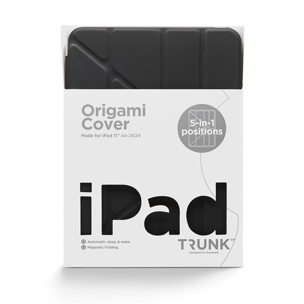 Trunk iPad Air 11" (2026 / 2025 / 2024) Origami Case - Black