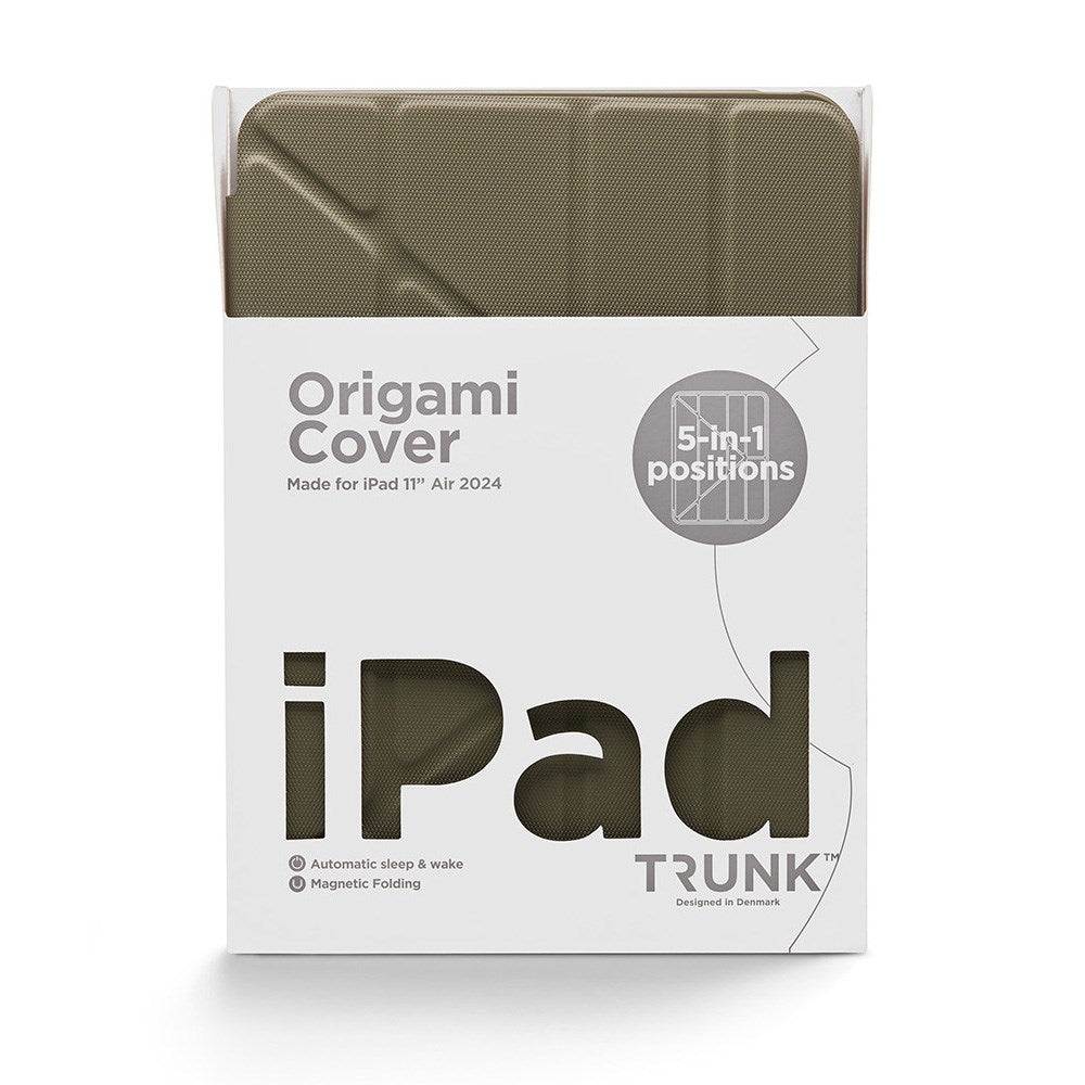 Trunk iPad Air 11" (2025 / 2024) Origami Case - Dark Olive