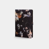 Trunk - Universal Flip Cover (24.5 x 17.5 x 1 cm) - Black Flower