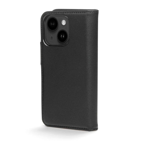 Trunk iPhone 13 2-i-1 Ægte Læder Flip Cover m. Pung - Sort